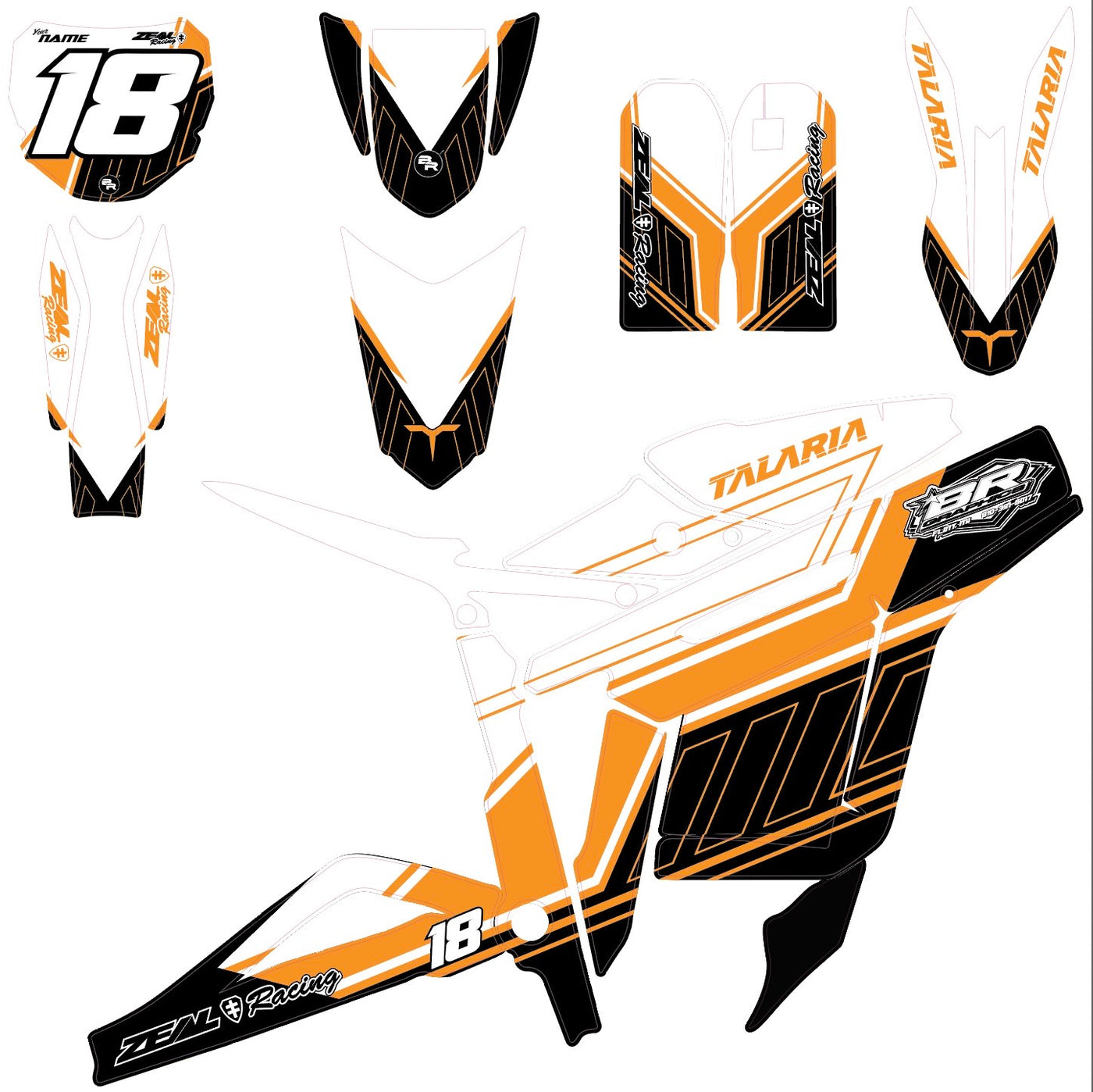 Talaria Sting STAGGER Graphic Kit