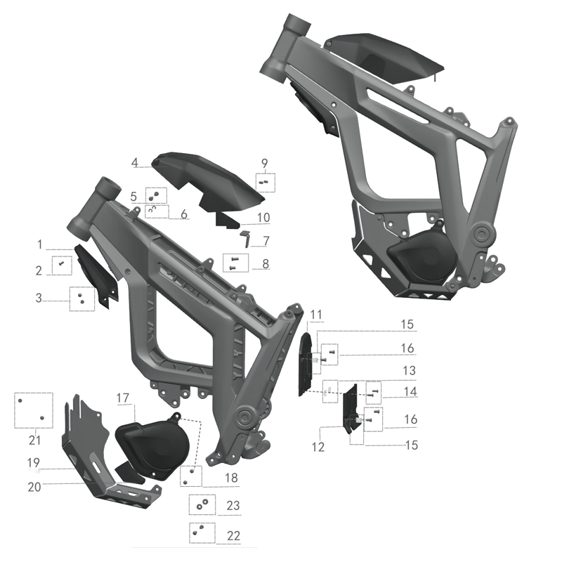 FRAME FIXING PARTS (R MX4)