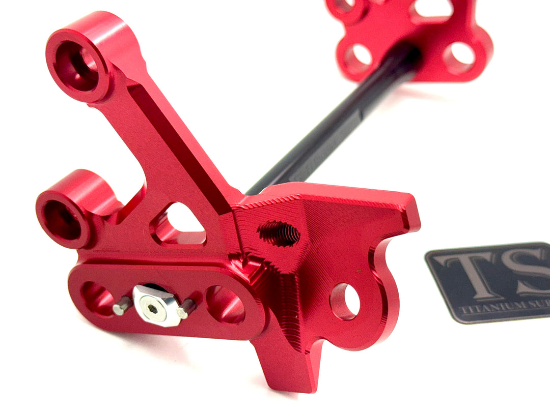 Custom CNC Aluminum Footpeg Bracket Assembly (SURRON LBX)