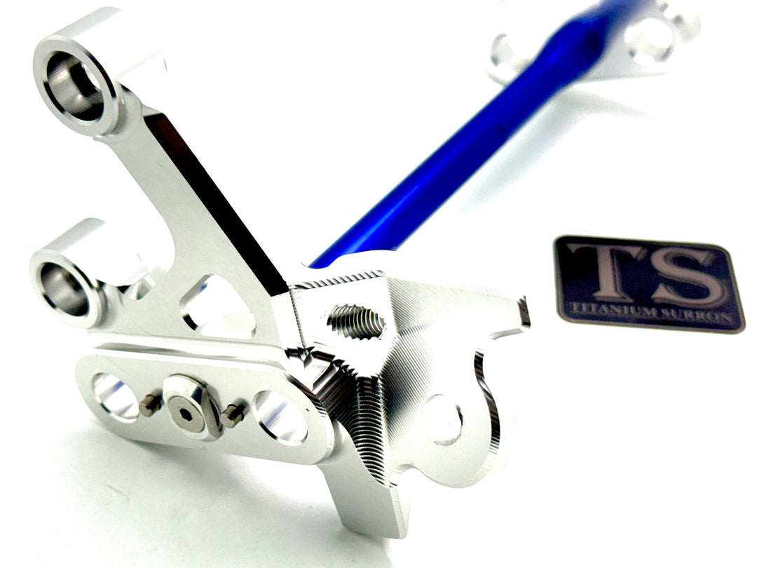 Custom CNC Aluminum Footpeg Bracket Assembly (SURRON LBX)