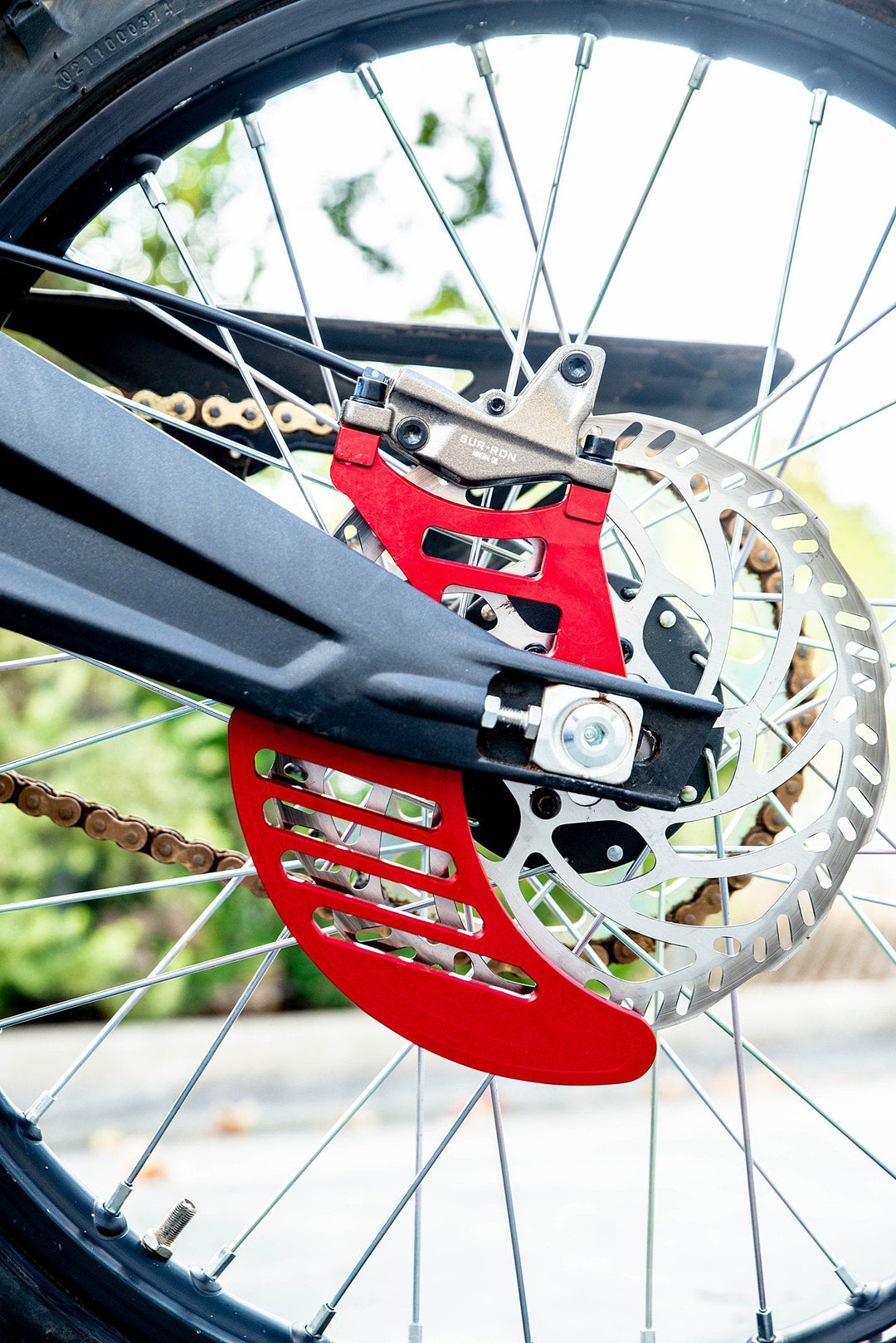 NTC Rear Shark Fin Style Disc Guard (SURRON LBX)