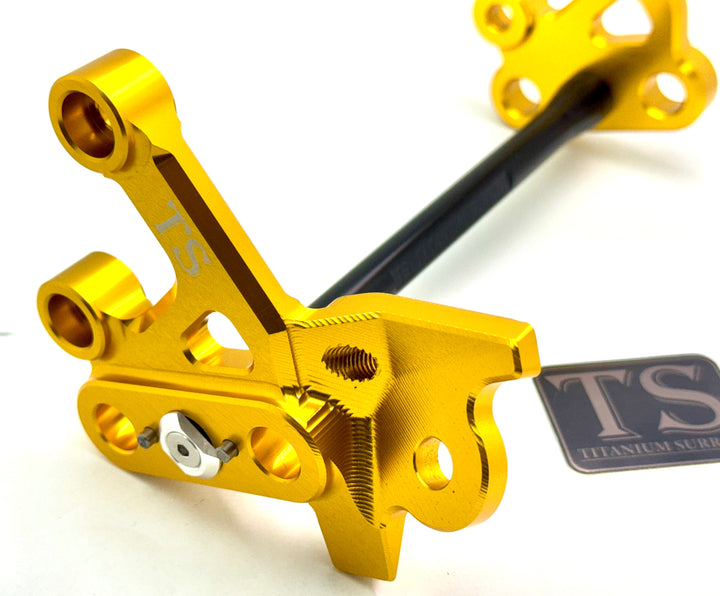 Custom CNC Aluminum Footpeg Bracket Assembly (SURRON LBX)