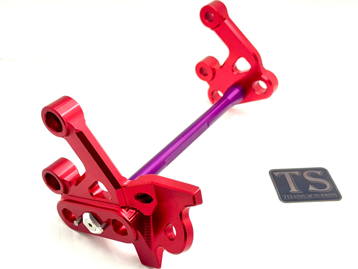 Custom CNC Aluminum Footpeg Bracket Assembly (SURRON LBX)