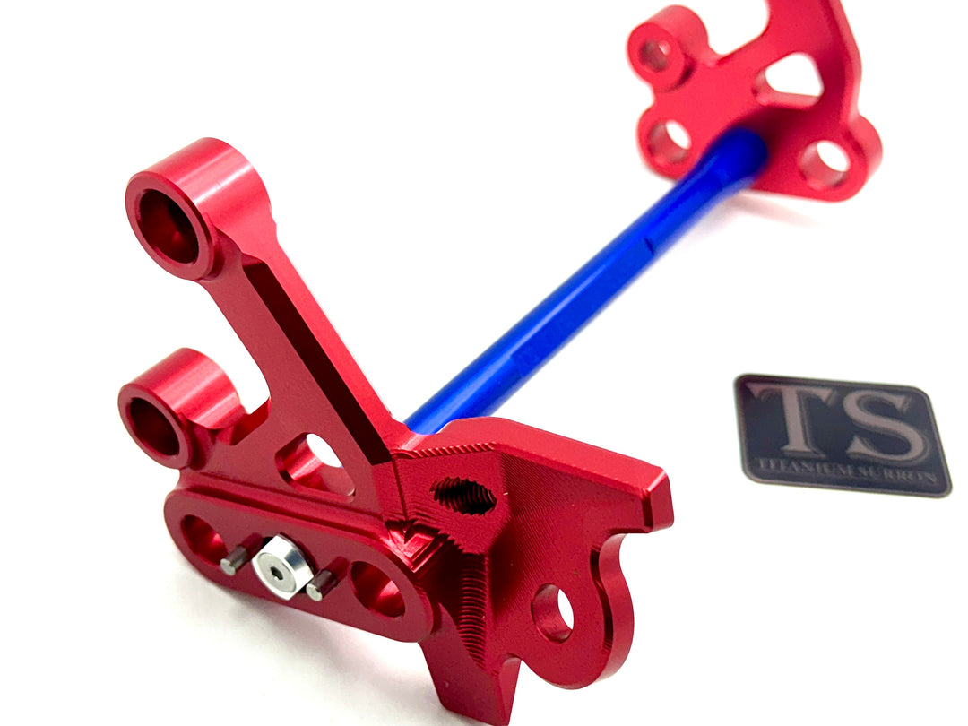 Custom CNC Aluminum Footpeg Bracket Assembly (SURRON LBX)