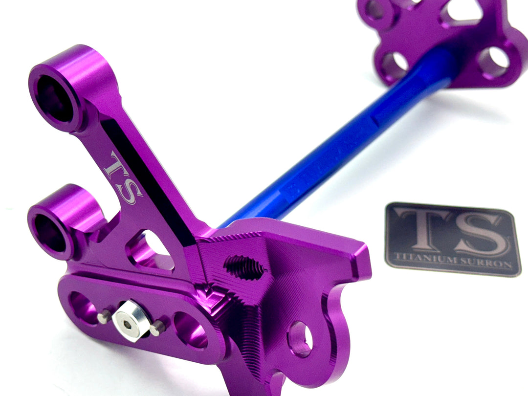 Custom CNC Aluminum Footpeg Bracket Assembly (SURRON LBX)