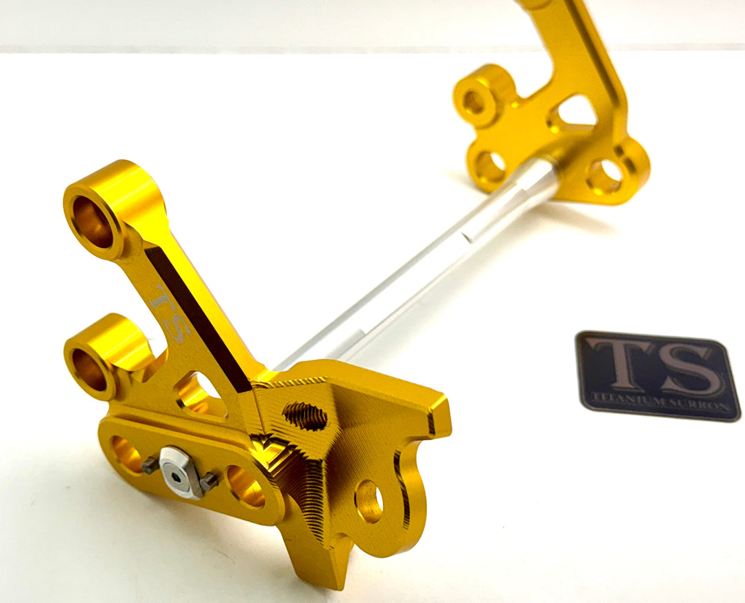 Custom CNC Aluminum Footpeg Bracket Assembly (SURRON LBX)