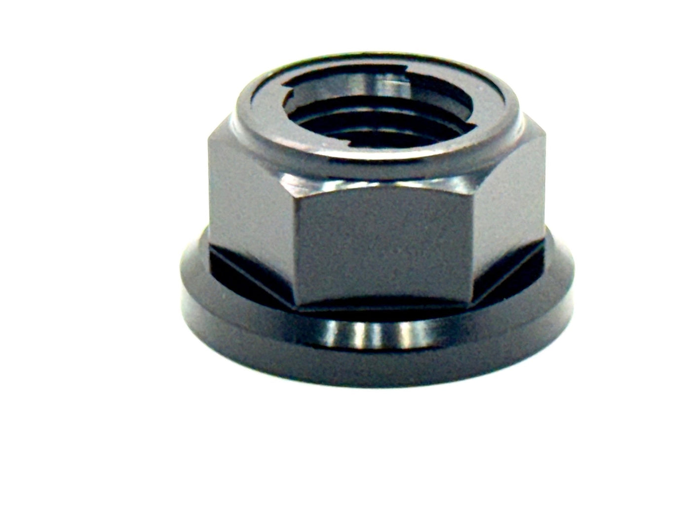 Titanium Rear Axle/ Motor Shaft Nut - M12x1.25 Metal Locking Nut