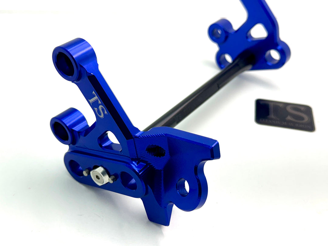 Custom CNC Aluminum Footpeg Bracket Assembly (SURRON LBX)