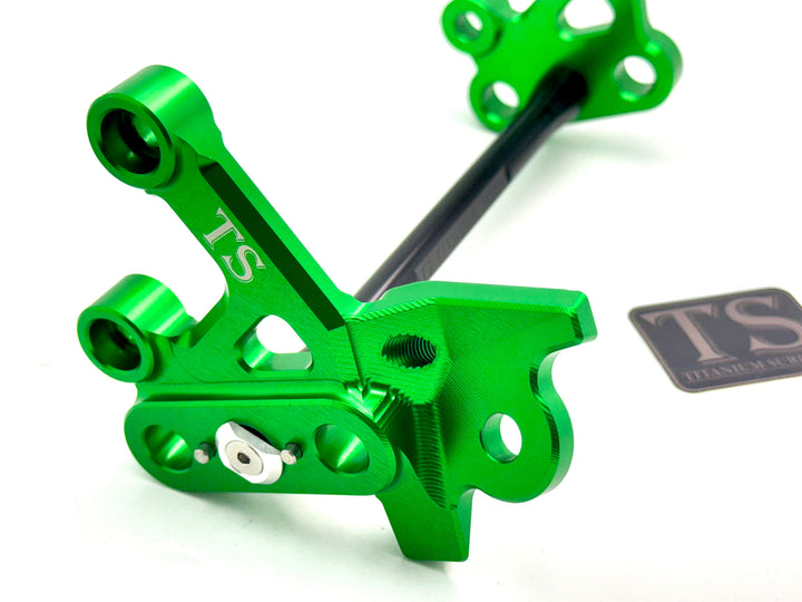 Custom CNC Aluminum Footpeg Bracket Assembly (SURRON LBX)
