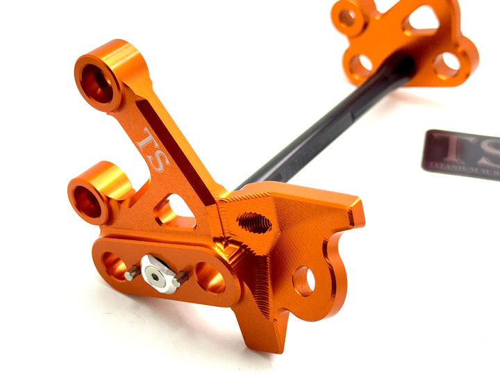 Custom CNC Aluminum Footpeg Bracket Assembly (SURRON LBX)
