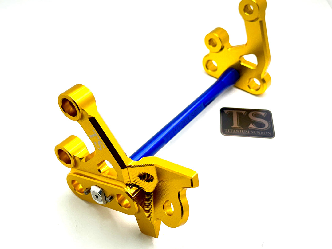 Custom CNC Aluminum Footpeg Bracket Assembly (SURRON LBX)