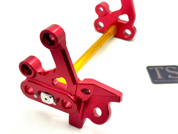 Custom CNC Aluminum Footpeg Bracket Assembly (SURRON LBX)