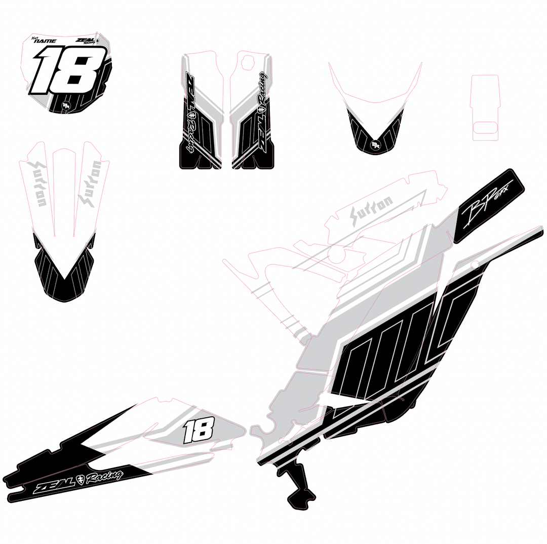 SUR-RON LBX STAGGER GRAPHIC KIT