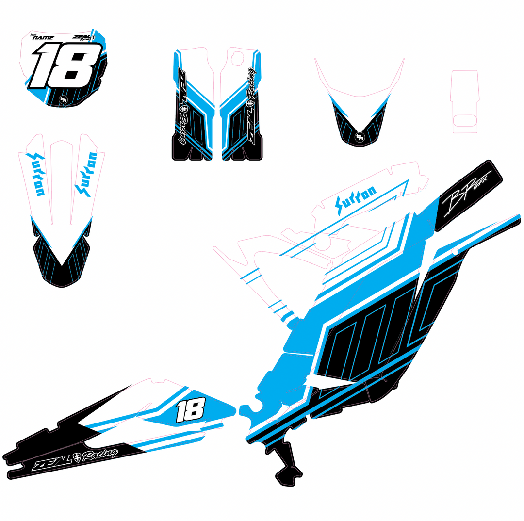 SUR-RON LBX STAGGER GRAPHIC KIT