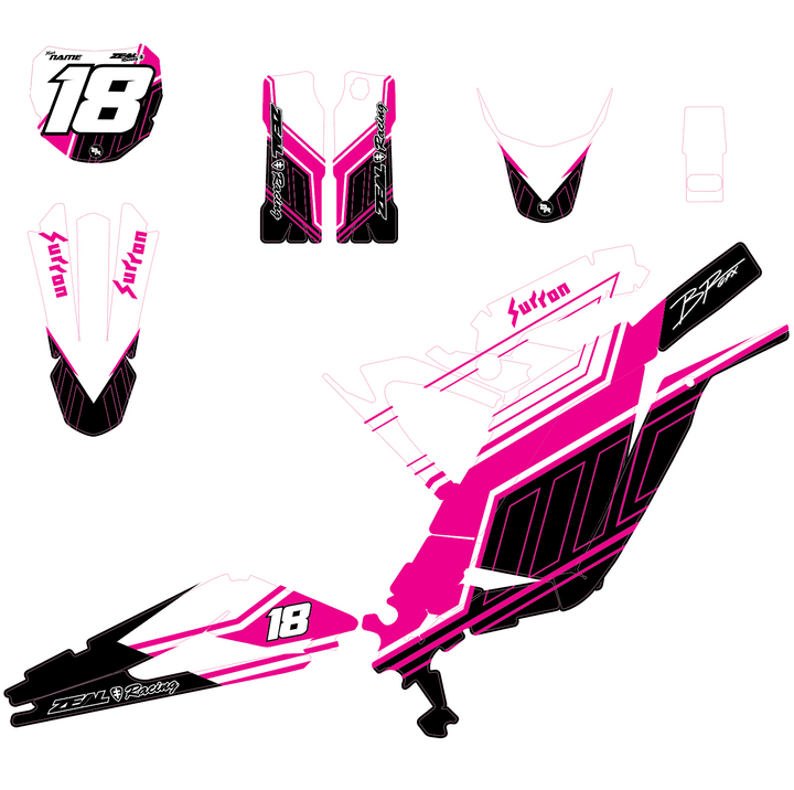 SUR-RON LBX STAGGER GRAPHIC KIT