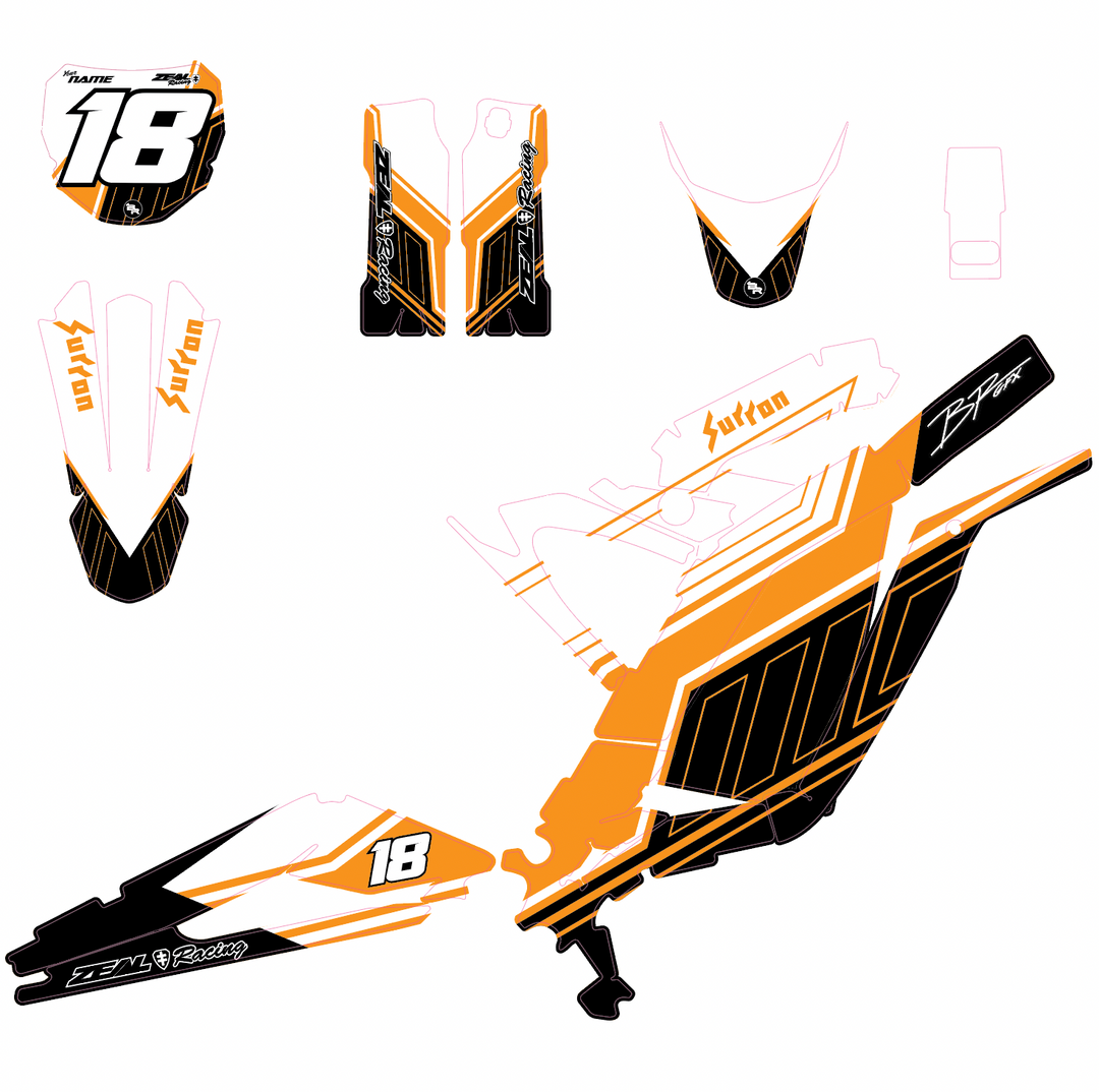 SUR-RON LBX STAGGER GRAPHIC KIT