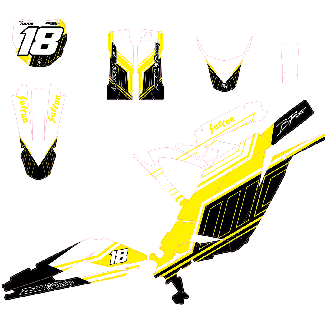 SUR-RON LBX STAGGER GRAPHIC KIT