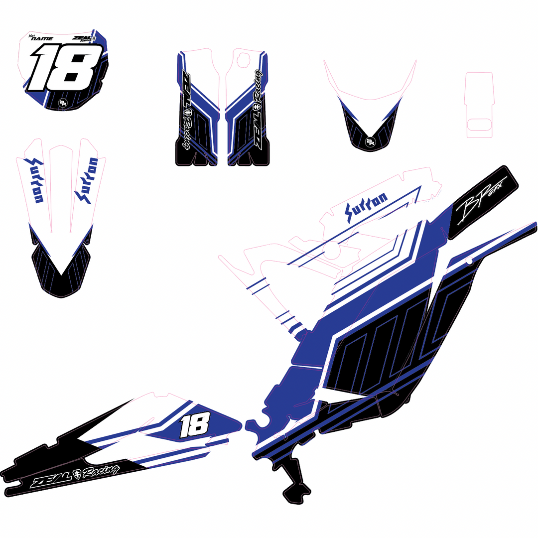 SUR-RON LBX STAGGER GRAPHIC KIT