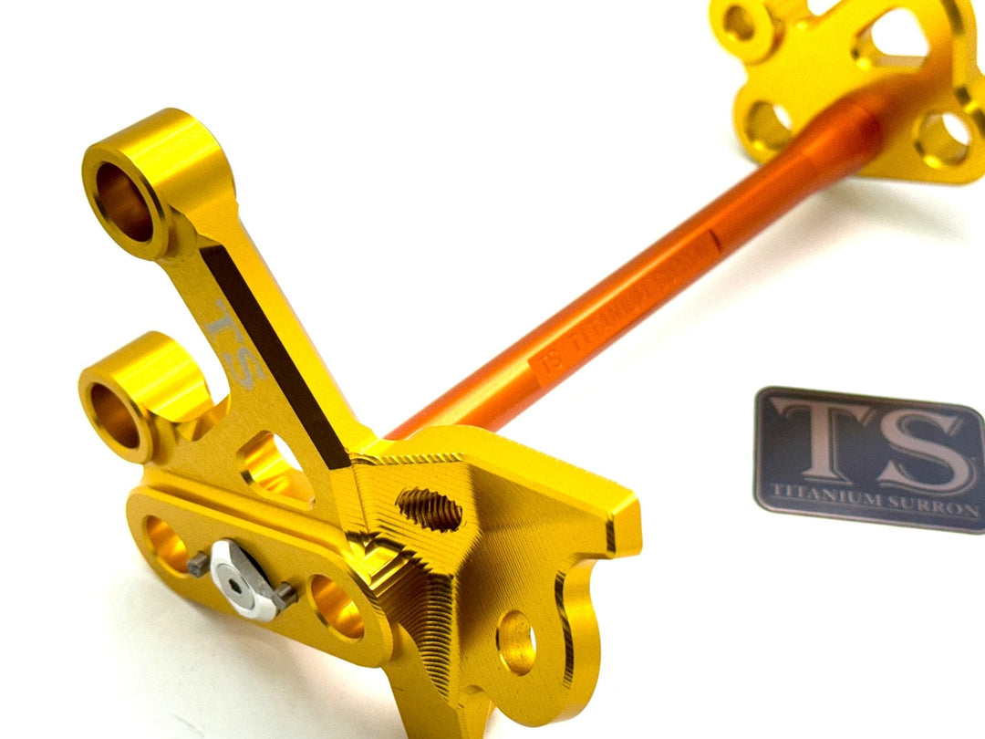 Custom CNC Aluminum Footpeg Bracket Assembly (ERIDE PRO)