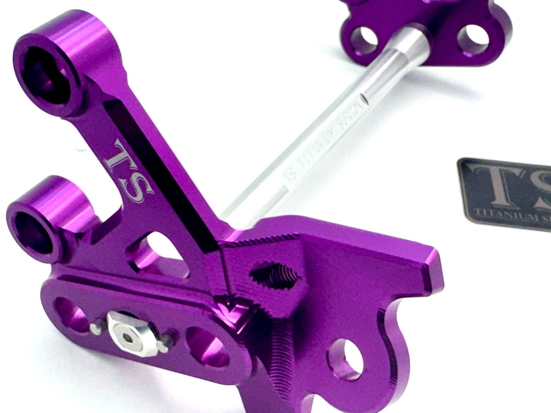 Custom CNC Aluminum Footpeg Bracket Assembly (SURRON LBX)