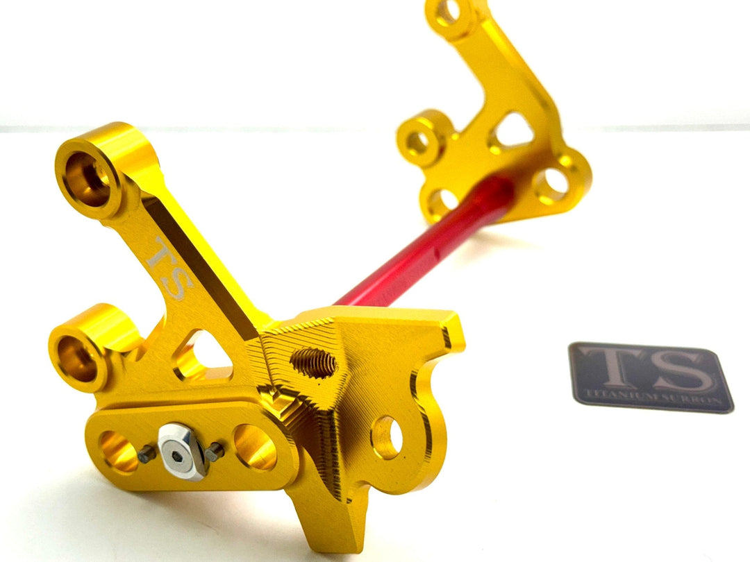 Custom CNC Aluminum Footpeg Bracket Assembly (SURRON LBX)