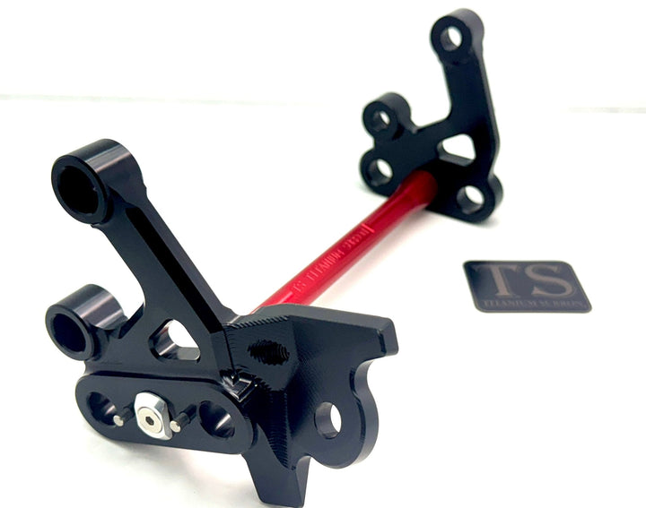 Custom CNC Aluminum Footpeg Bracket Assembly (SURRON LBX)