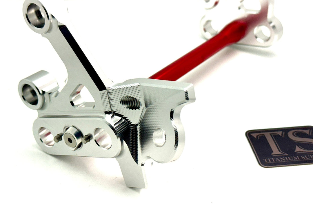 Custom CNC Aluminum Footpeg Bracket Assembly (SURRON LBX)