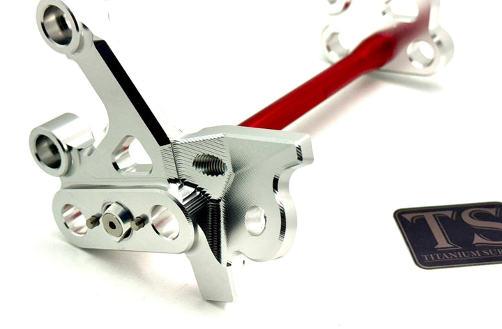 Custom CNC Aluminum Footpeg Bracket Assembly (SURRON LBX)