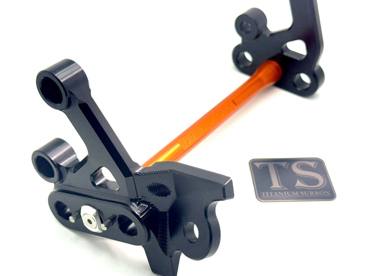 Custom CNC Aluminum Footpeg Bracket Assembly (SURRON LBX)