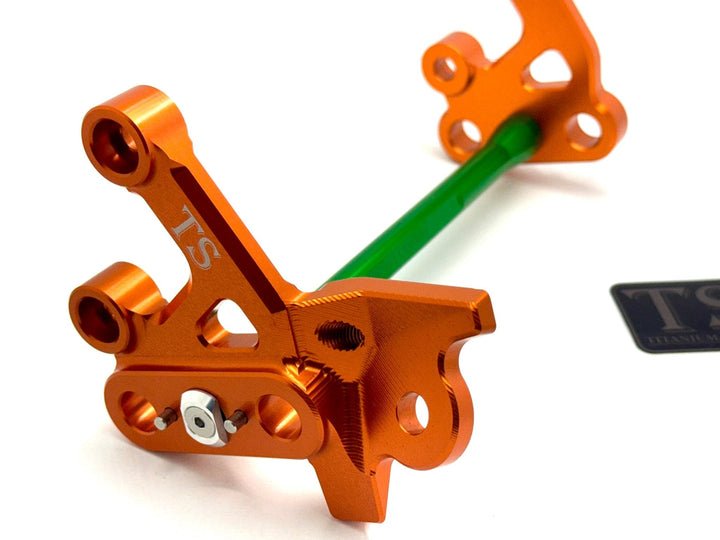 Custom CNC Aluminum Footpeg Bracket Assembly (SURRON LBX)