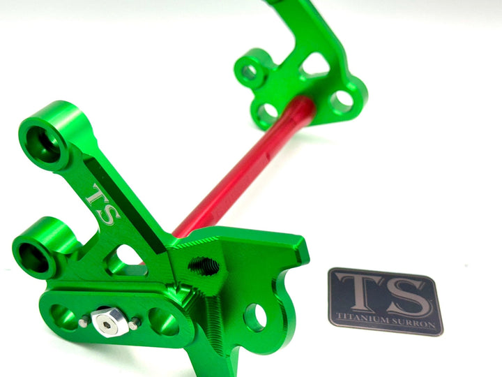 Custom CNC Aluminum Footpeg Bracket Assembly (SURRON LBX)