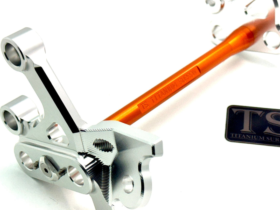 Custom CNC Aluminum Footpeg Bracket Assembly (SURRON LBX)