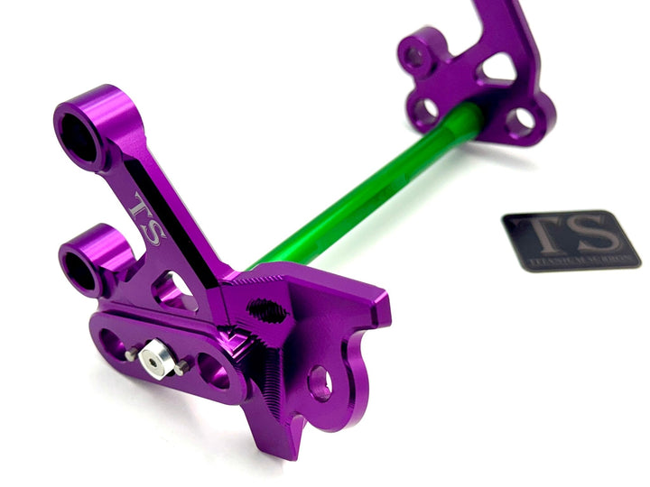 Custom CNC Aluminum Footpeg Bracket Assembly (SURRON LBX)