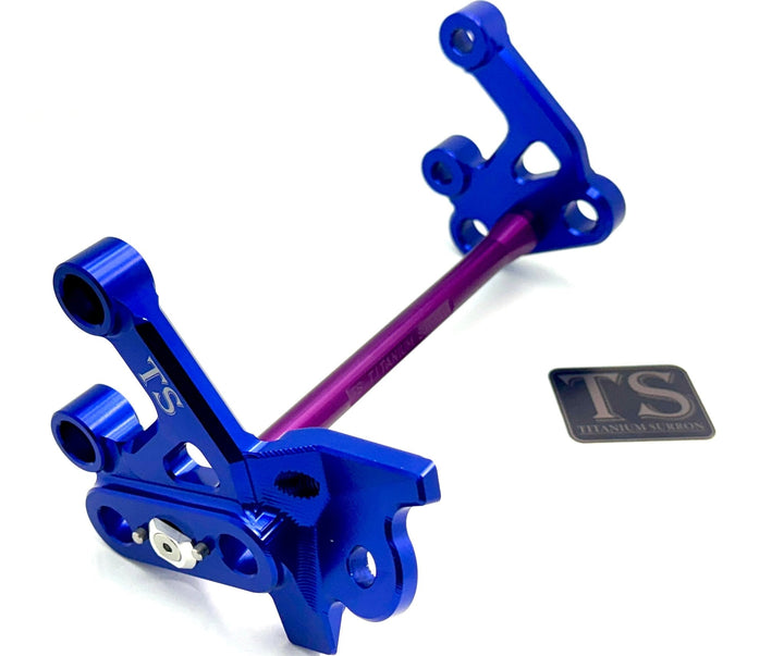 Custom CNC Aluminum Footpeg Bracket Assembly (SURRON LBX)