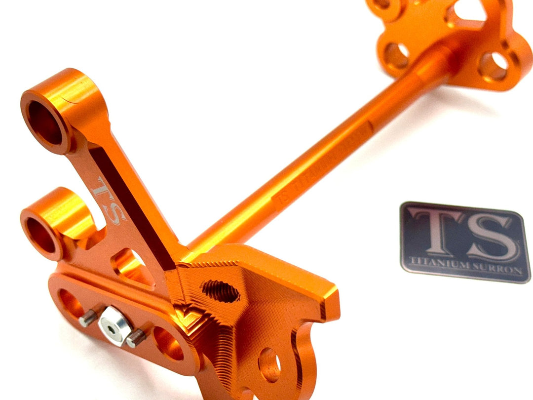 Custom CNC Aluminum Footpeg Bracket Assembly (SURRON LBX)