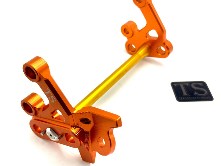 Custom CNC Aluminum Footpeg Bracket Assembly (SURRON LBX)