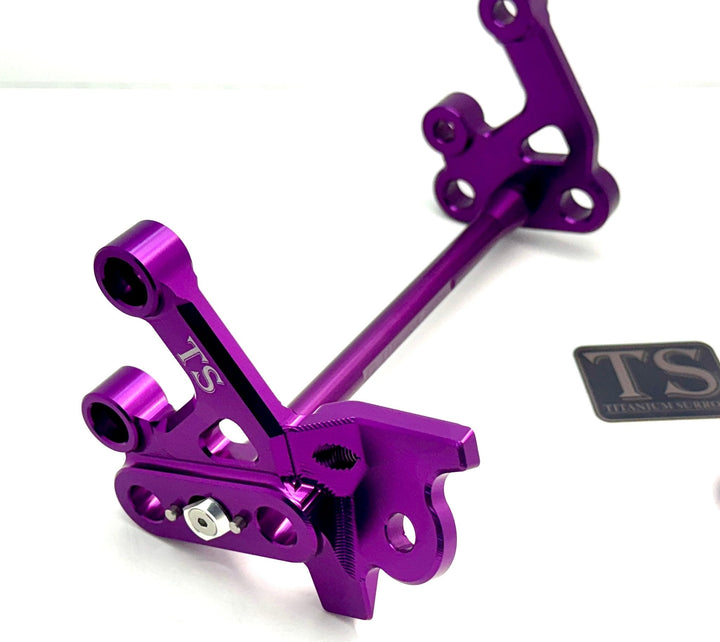 Custom CNC Aluminum Footpeg Bracket Assembly (SURRON LBX)