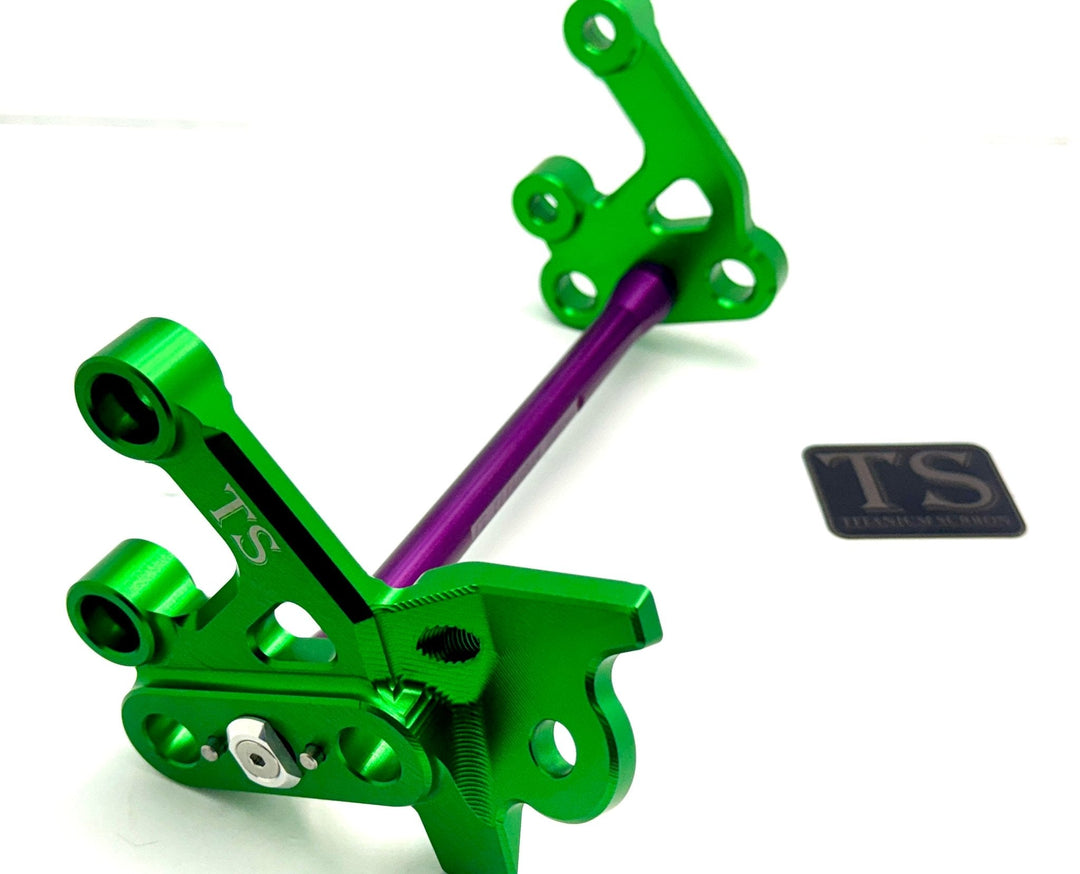 Custom CNC Aluminum Footpeg Bracket Assembly (SURRON LBX)