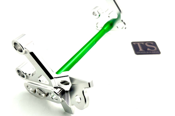 Custom CNC Aluminum Footpeg Bracket Assembly (SURRON LBX)