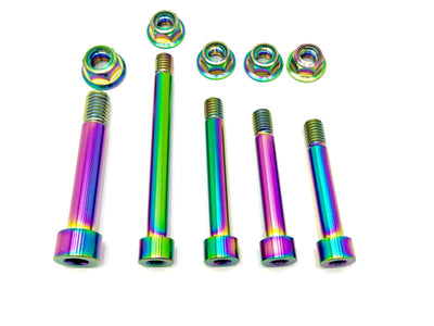 Titanium Linkage / Rear Shock Bolt Kit (TALARIA)