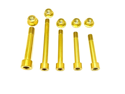 Titanium Linkage / Rear Shock Bolt Kit (TALARIA)