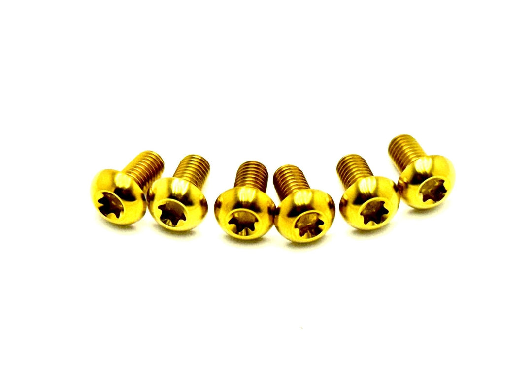 Titanium front rotor bolts