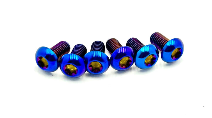 Titanium front rotor bolts