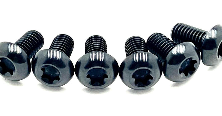 Titanium front rotor bolts