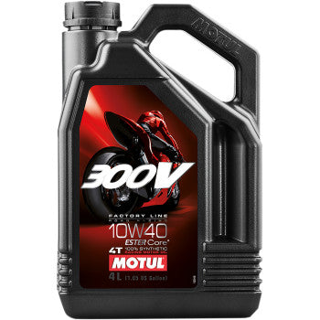 MOTUL 300V Factory Line Road Racing Synthetic 4T Engine Oil