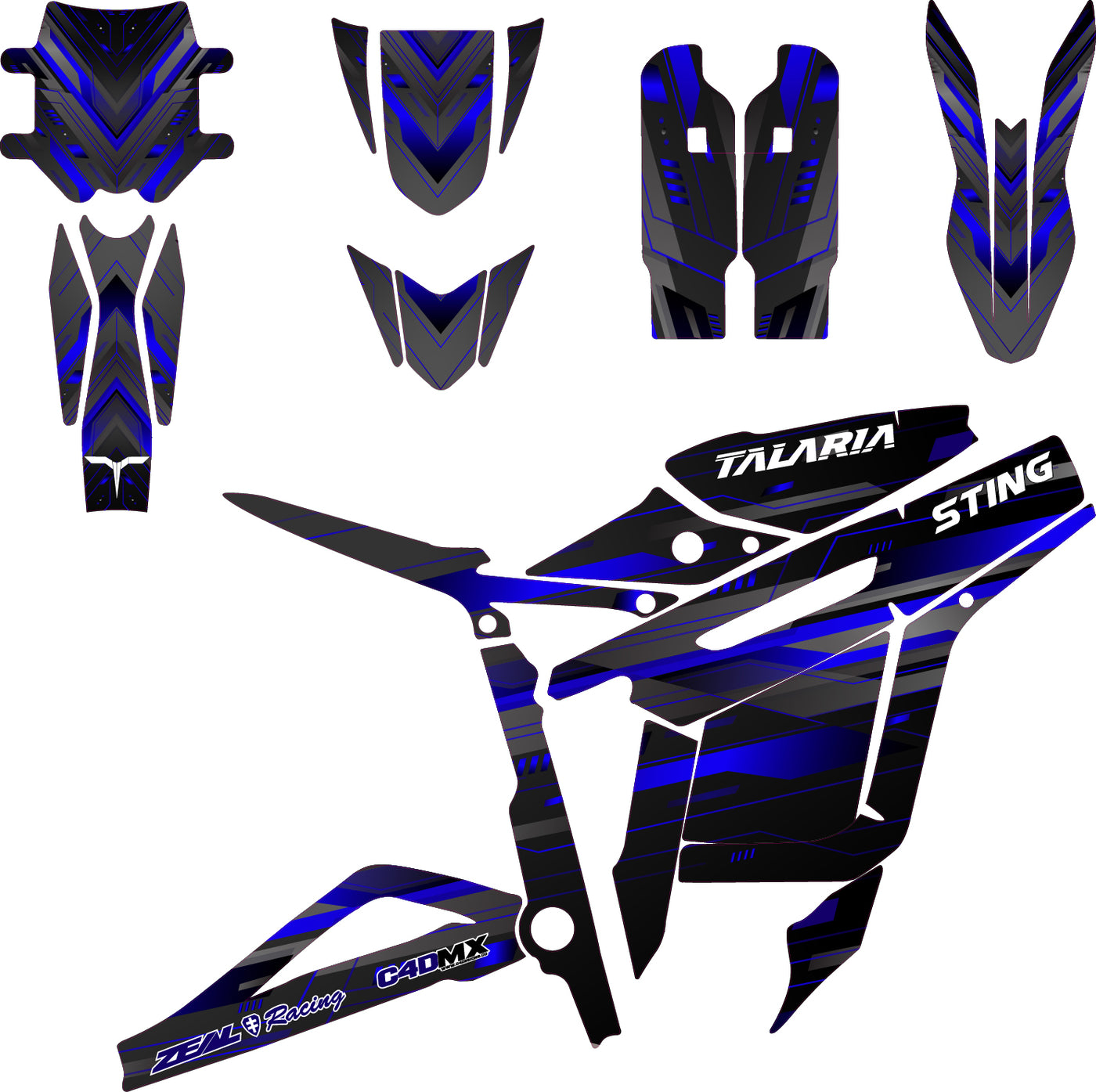 TALARIA STING CYBER GRAPHIC KIT – Zeal Racing