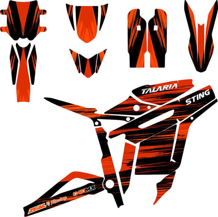 TALARIA STING GRUNGE GRAPHIC KIT