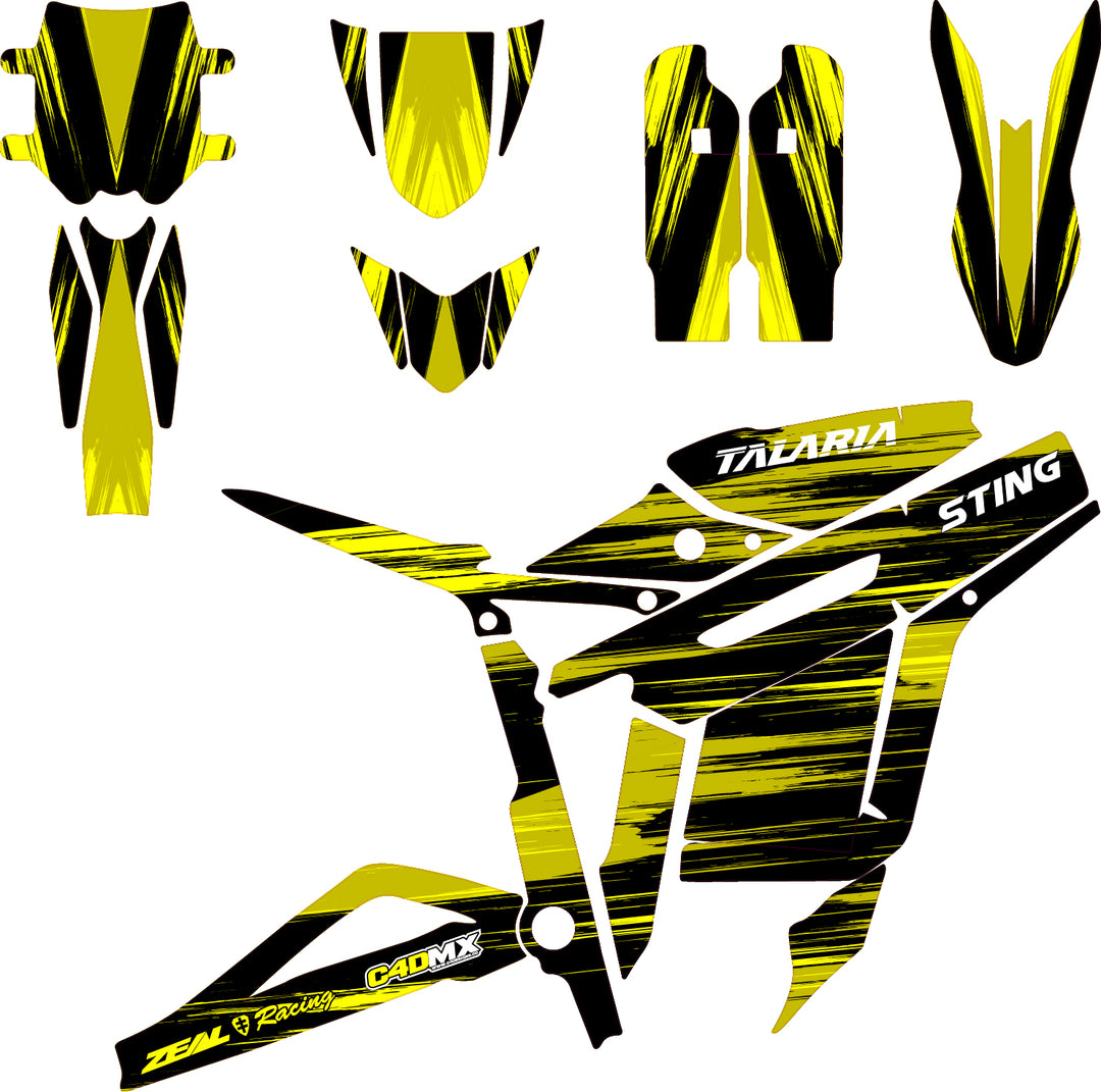 TALARIA STING GRUNGE GRAPHIC KIT